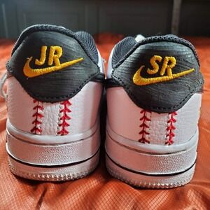 Nike Air Force 1‎ Ken Griffey JR & SR  Shoes Youth Size 4Y Mariners EUC Low Tops